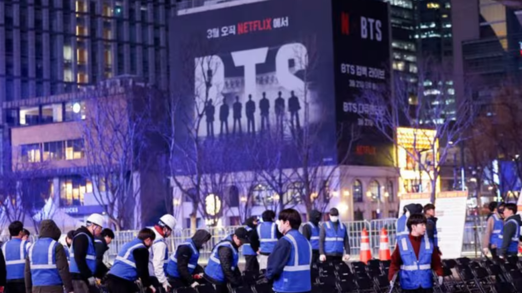 BTS will perform their eagerly anticipated return show at a famous location in Seoul